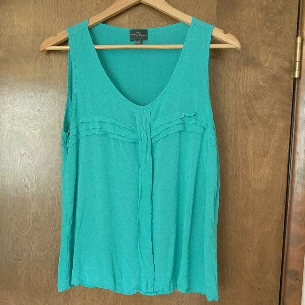 Market and Spruce teal tank blouse